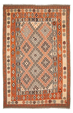 Kelim Carpet - Splash - 292 x 207 cm - flerfarvet