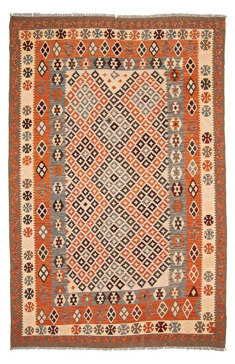 Kelim Carpet - Splash - 292 x 207 cm - flerfarvet