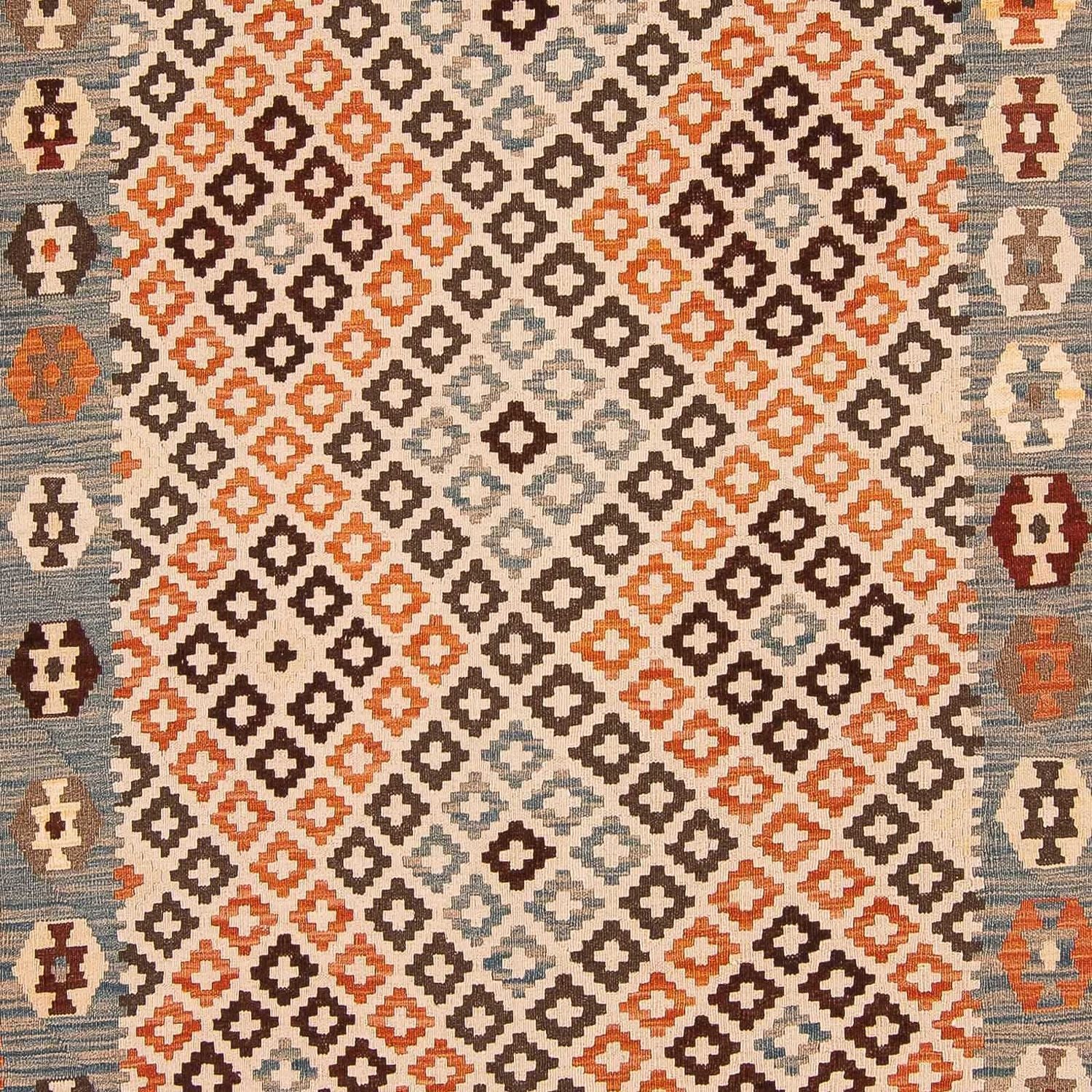 Kelim Carpet - Splash - 292 x 207 cm - flerfarvet