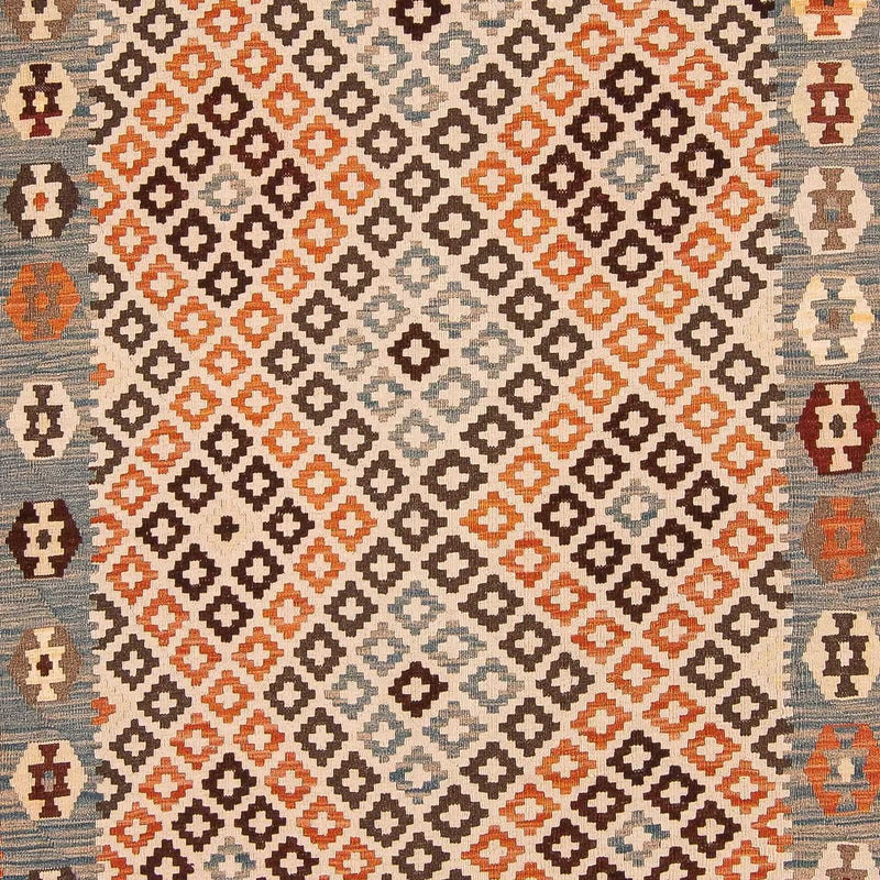Kelim Carpet - Splash - 292 x 207 cm - flerfarvet