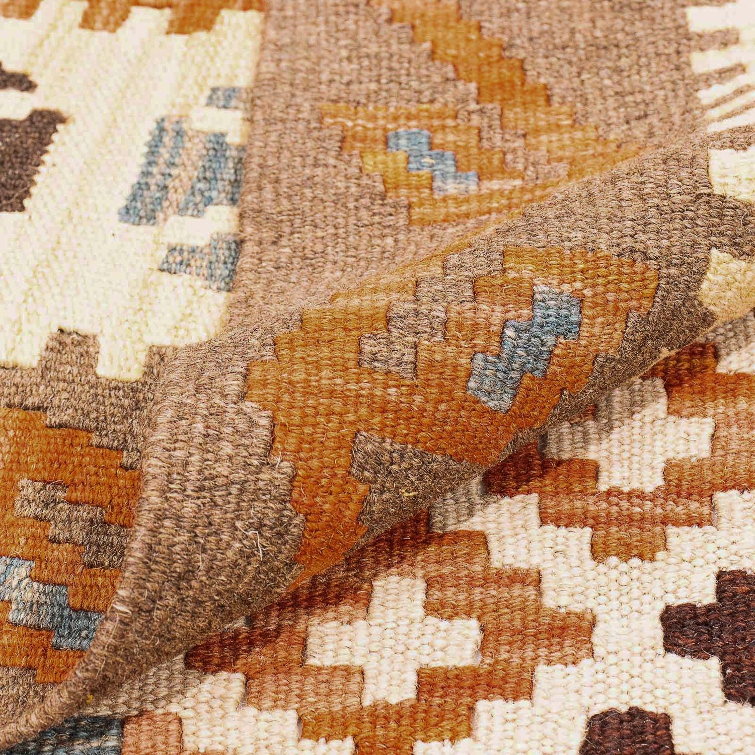 Kelim Carpet - Splash - 292 x 207 cm - flerfarvet