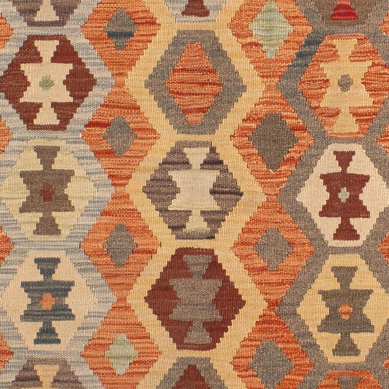 Kelim Carpet - Splash - 205 x 149 cm - flerfarvet