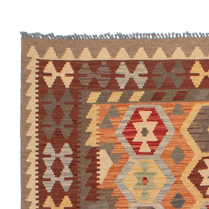Kelim Carpet - Splash - 205 x 149 cm - flerfarvet