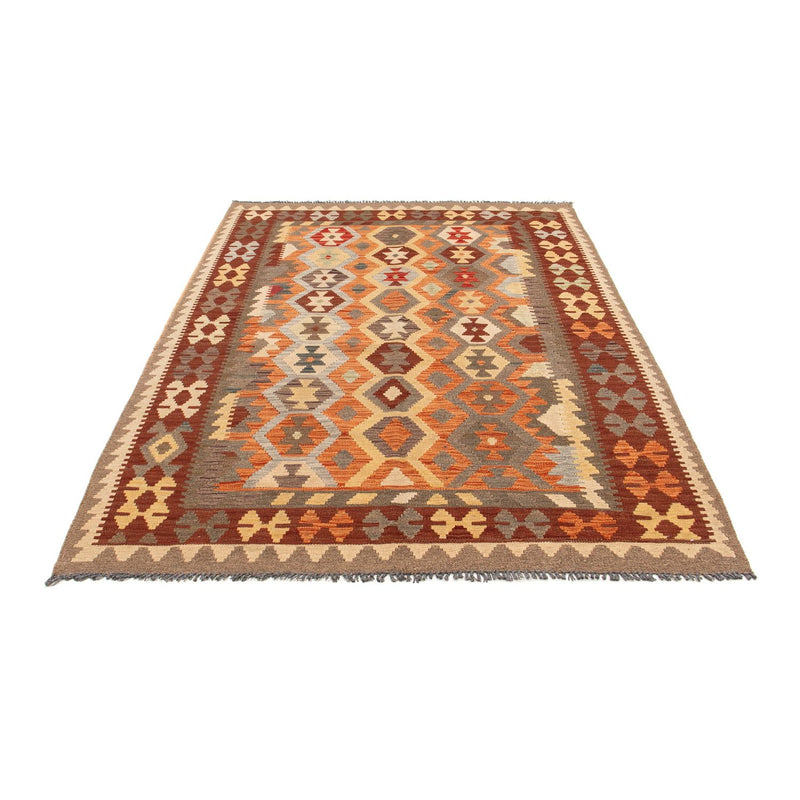 Kelim Carpet - Splash - 205 x 149 cm - flerfarvet