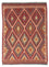 Kelim-tæppe - orientalsk - 192 x 136 cm - flerfarvet