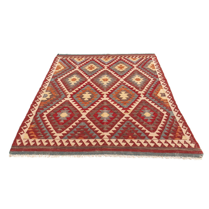 Kelim-tæppe - orientalsk - 192 x 136 cm - flerfarvet