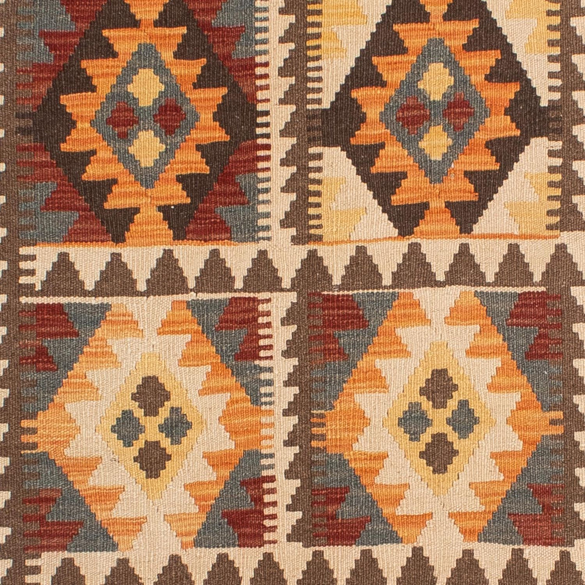 Kelim Carpet - Splash - 201 x 143 cm - flerfarvet