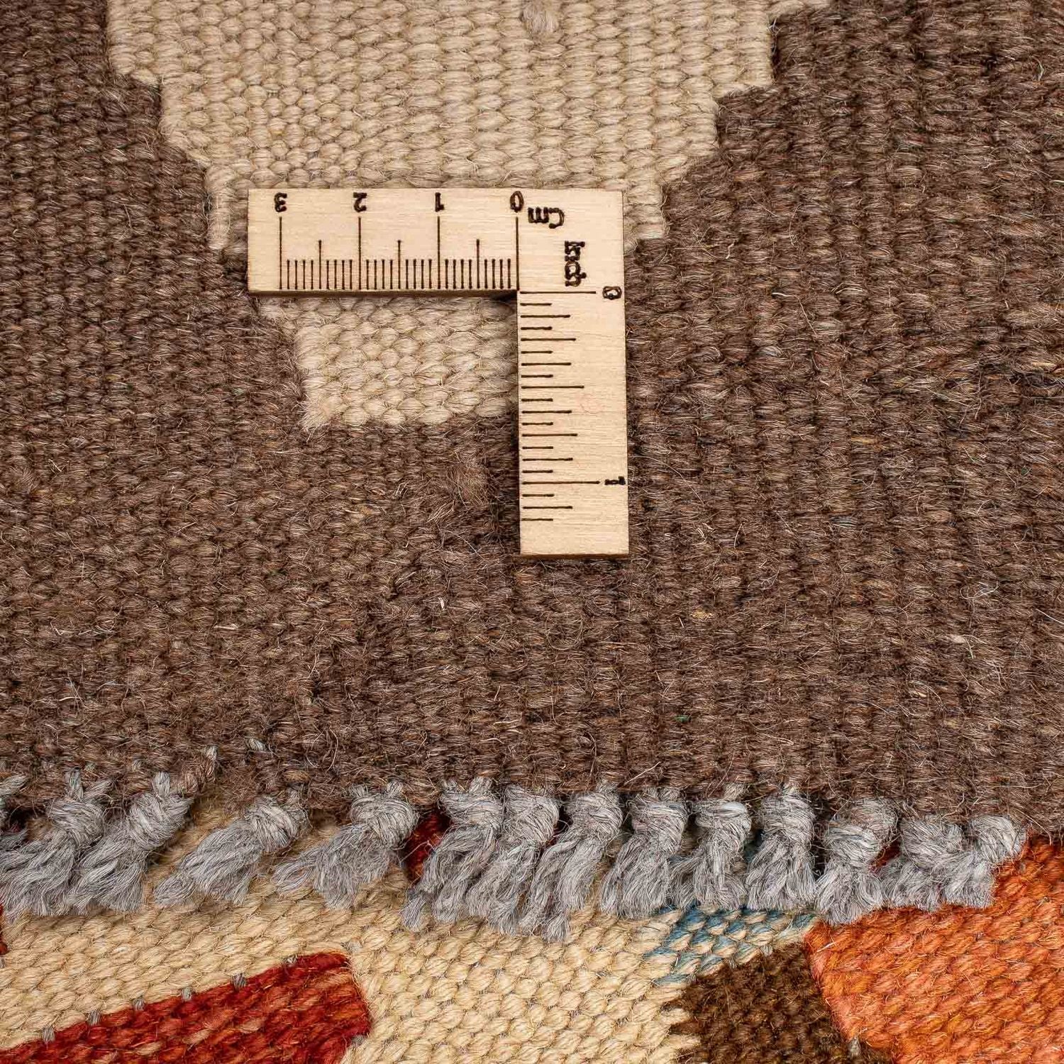 Løber Kelim Carpet - Splash - 298 x 78 cm - flerfarvet