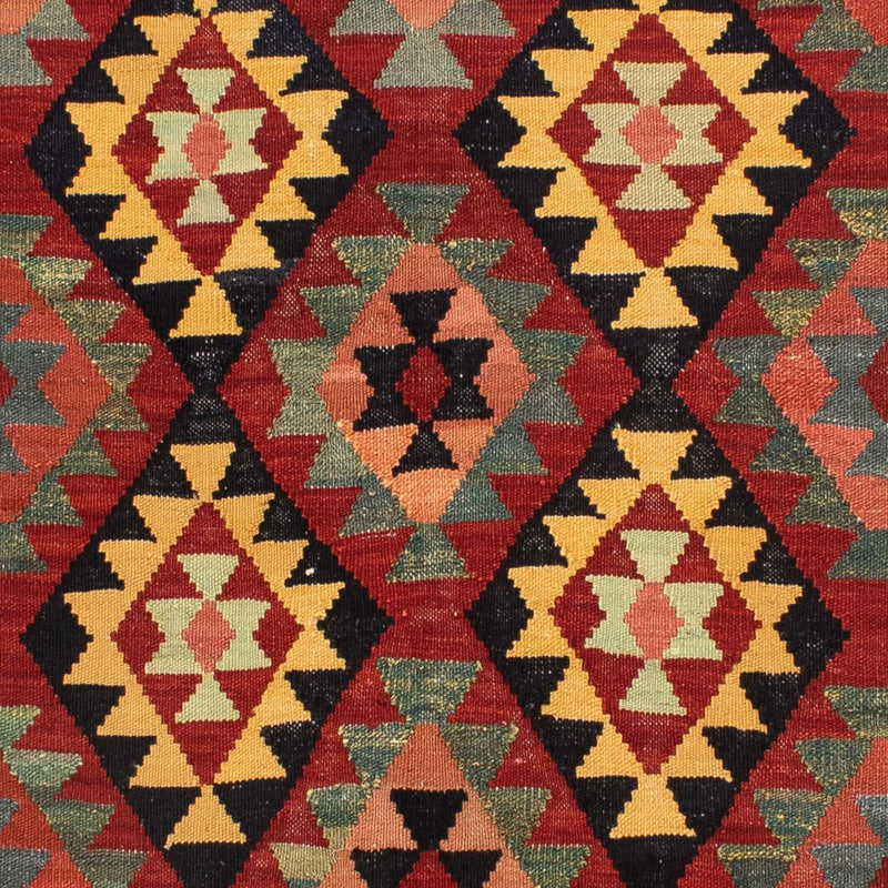 Kelim Carpet - Splash - 214 x 153 cm - flerfarvet