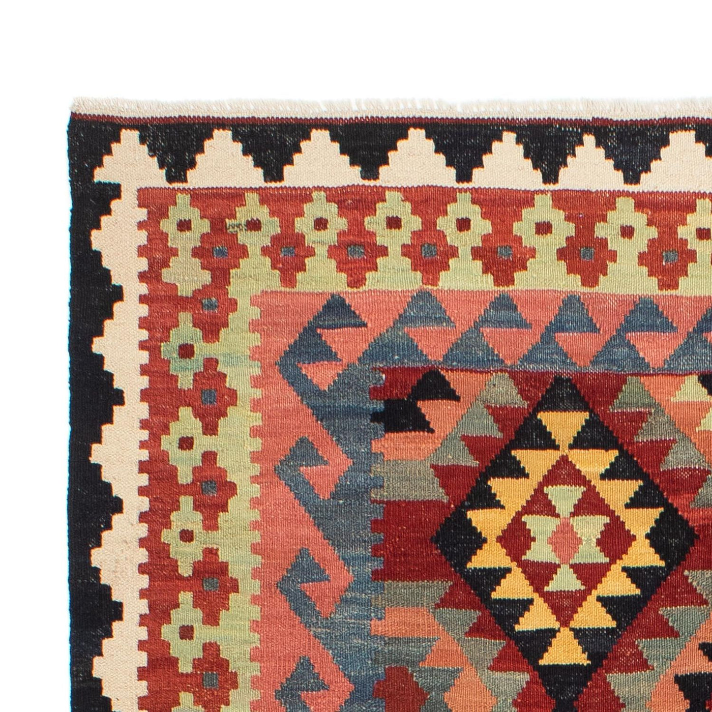 Kilim Maimana Tæppe 214x153cm - Uldtæppe