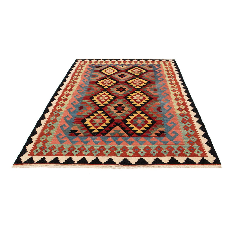 Kelim Carpet - Splash - 214 x 153 cm - flerfarvet
