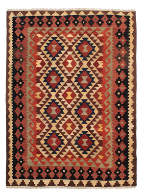 Kelim Carpet - Splash - 203 x 153 cm - flerfarvet