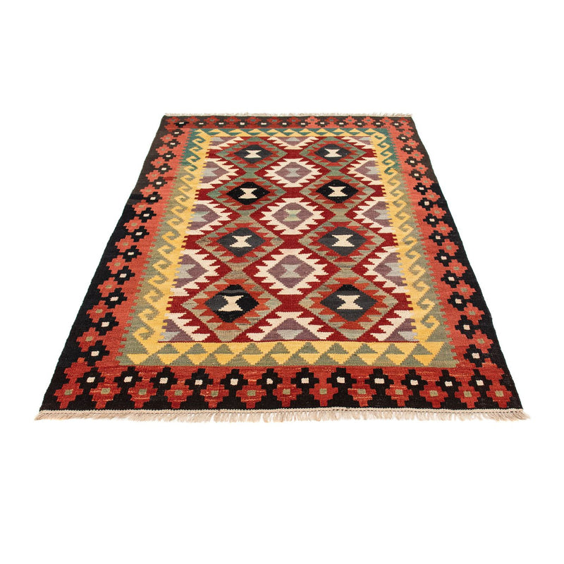 Kelim Carpet - Splash - 194 x 126 cm - flerfarvet