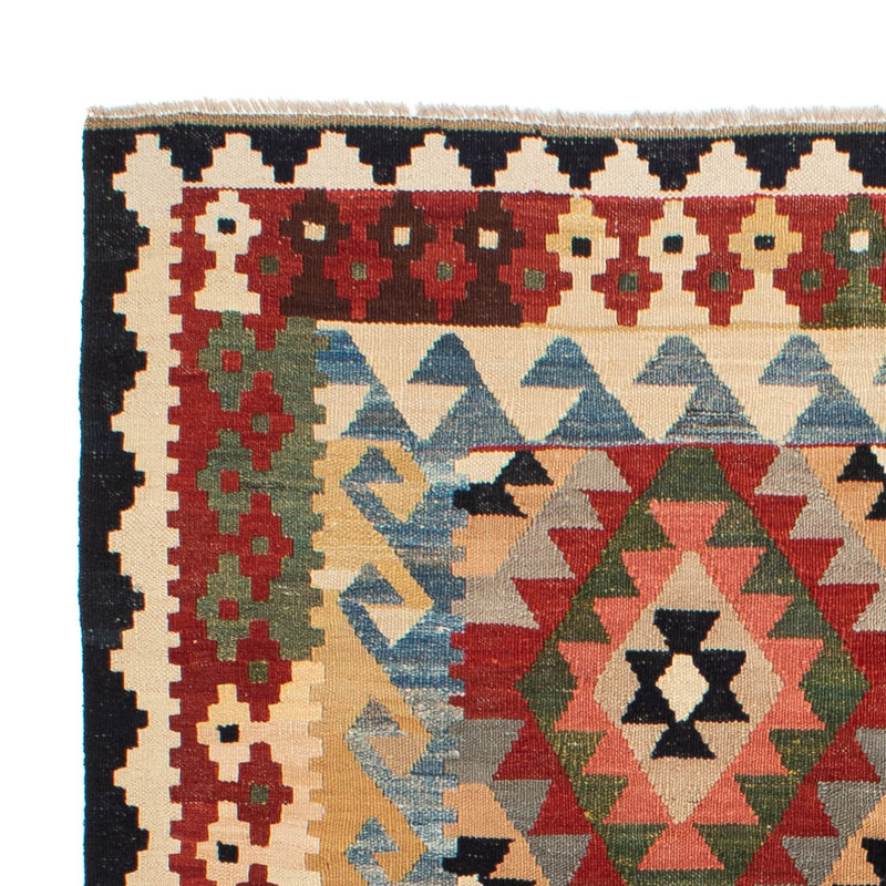 Kelim Carpet - Splash - 201 x 162 cm - flerfarvet