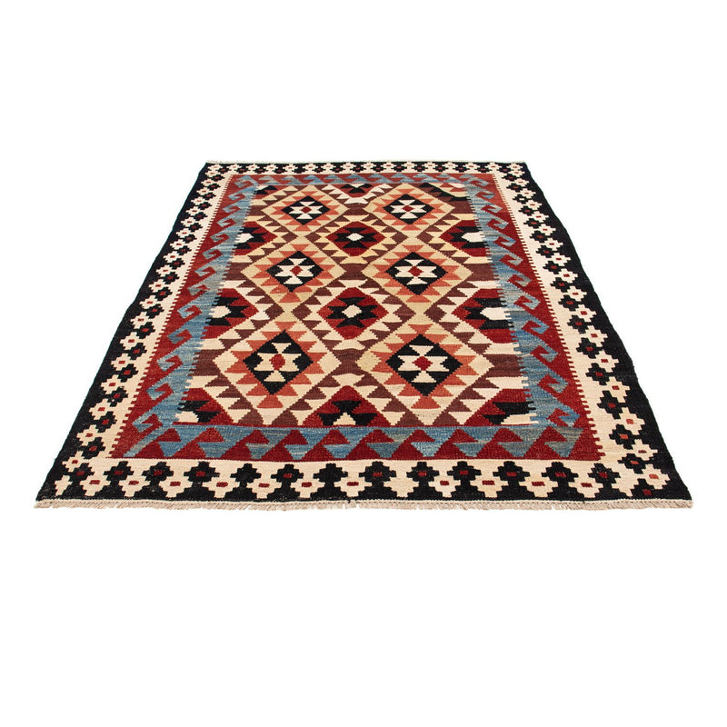 Kelim Carpet - Splash - 215 x 153 cm - flerfarvet