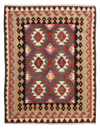 Kelim Carpet - Splash - 207 x 155 cm - flerfarvet