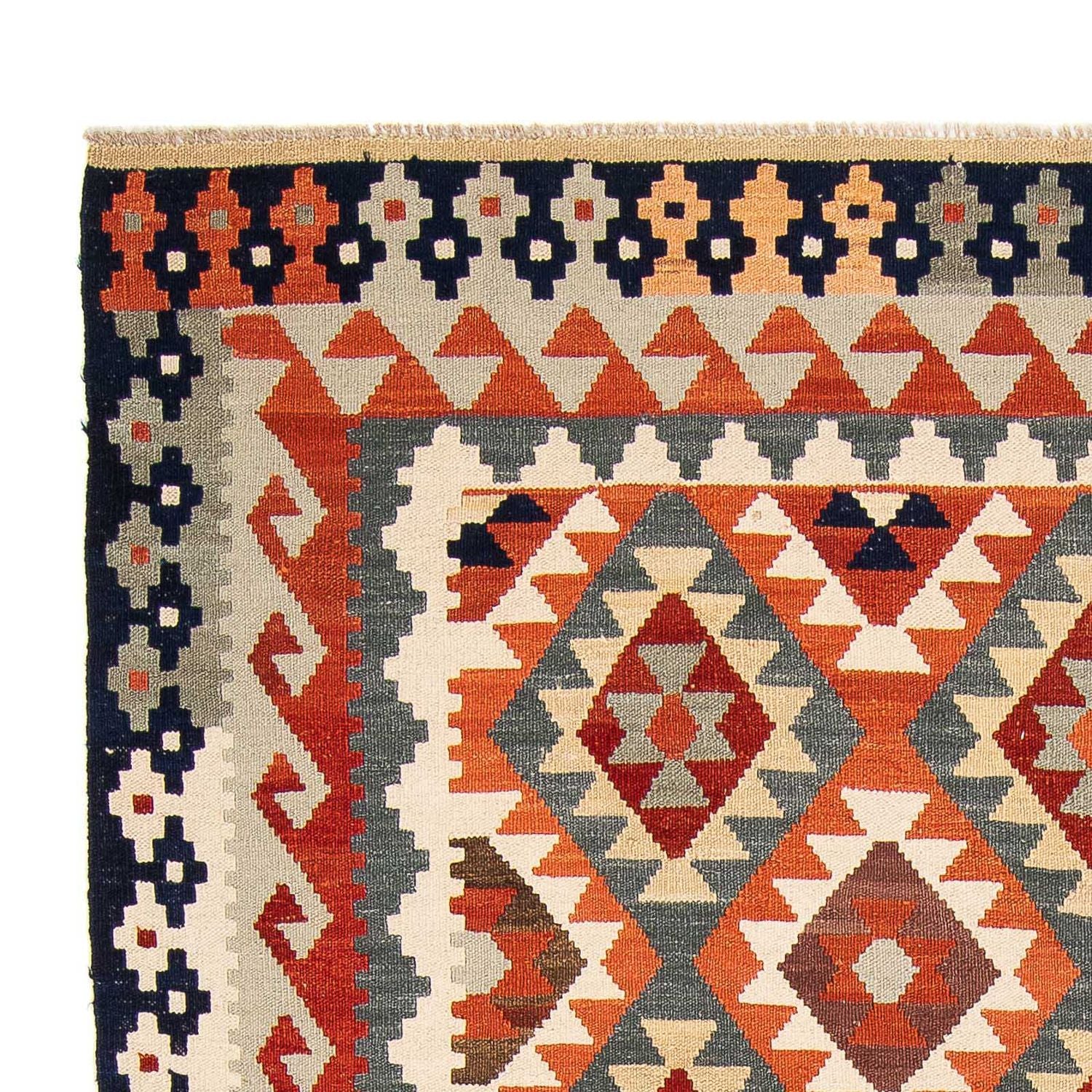 Kelim Carpet - Splash - 301 x 207 cm - flerfarvet