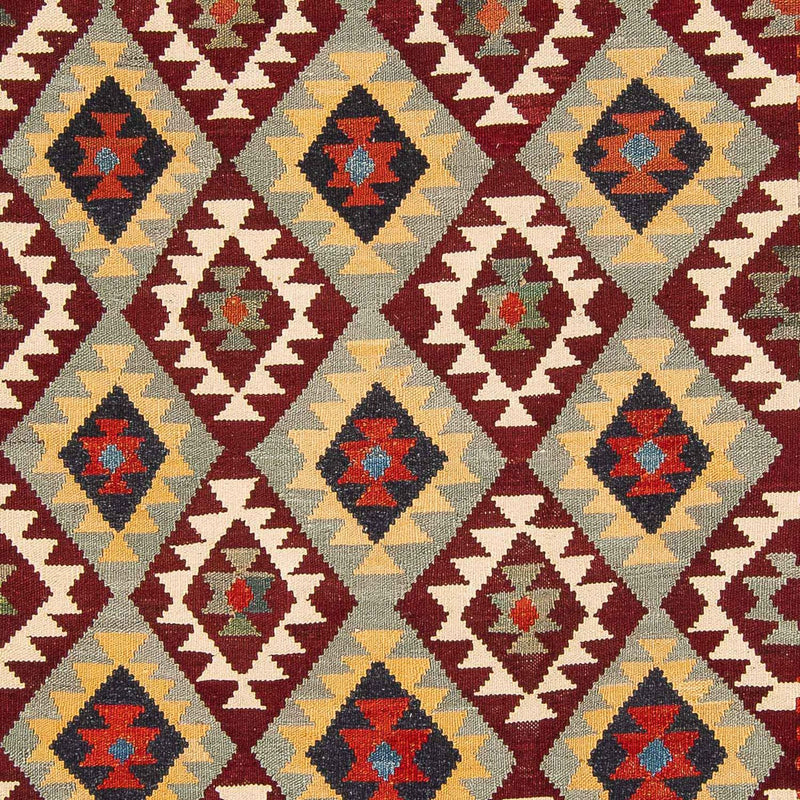 Kelim Carpet - Splash - 302 x 205 cm - flerfarvet
