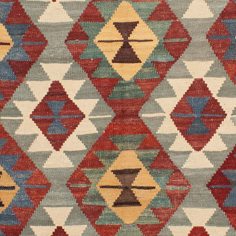 Kelim Carpet - Splash - 203 x 153 cm - flerfarvet