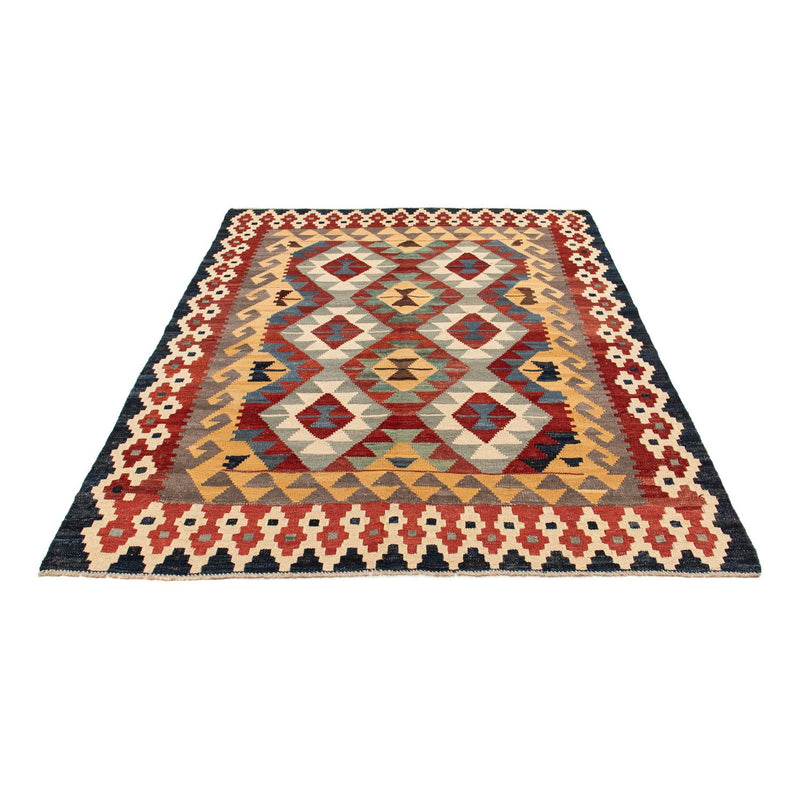 Kelim Carpet - Splash - 203 x 153 cm - flerfarvet