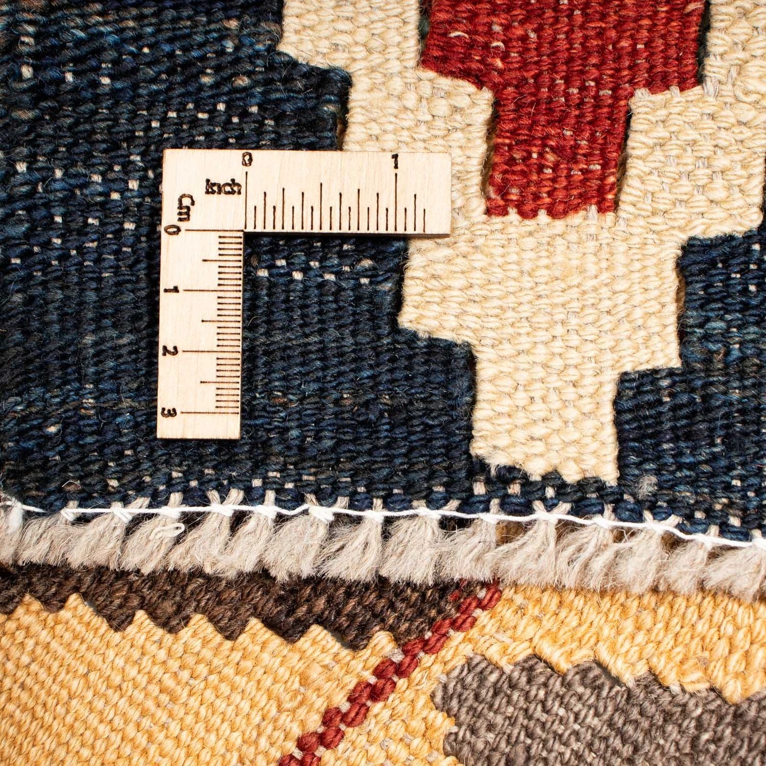 Kelim Carpet - Splash - 203 x 153 cm - flerfarvet