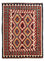 Kelim Carpet - Splash - 203 x 147 cm - flerfarvet