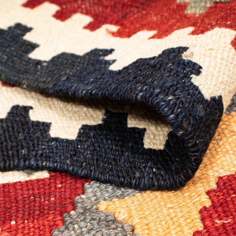 Kelim Carpet - Splash - 203 x 147 cm - flerfarvet