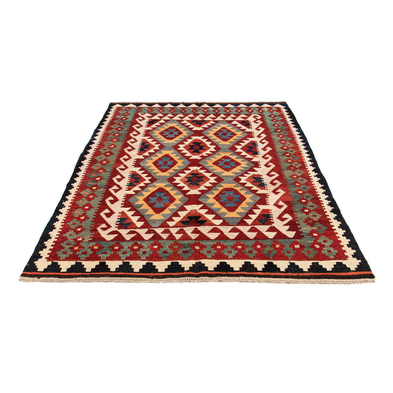 Kelim Carpet - Splash - 203 x 147 cm - flerfarvet