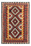 Kelim Carpet - Splash - 260 x 137 cm - flerfarvet