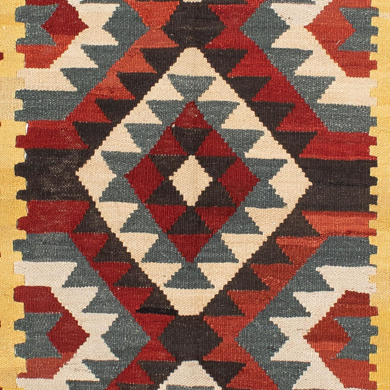Kelim Carpet - Splash - 260 x 137 cm - flerfarvet
