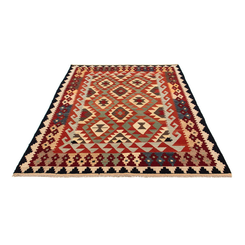 Kelim Carpet - Splash - 215 x 157 cm - flerfarvet