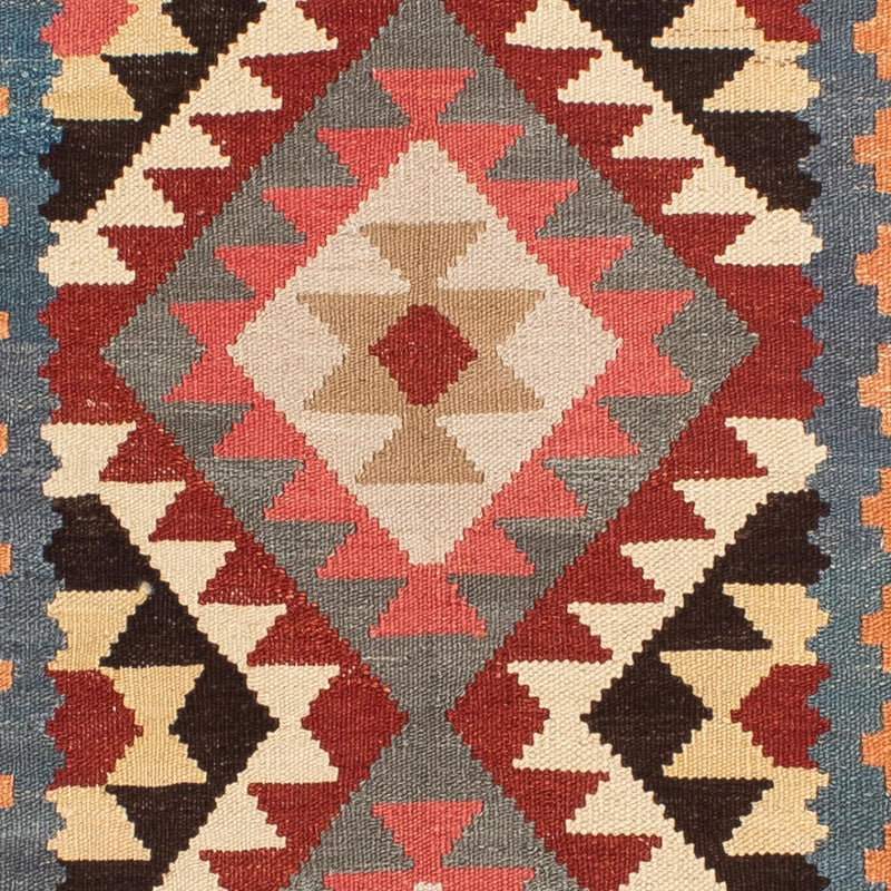 Kelim Carpet - Splash - 206 x 123 cm - flerfarvet