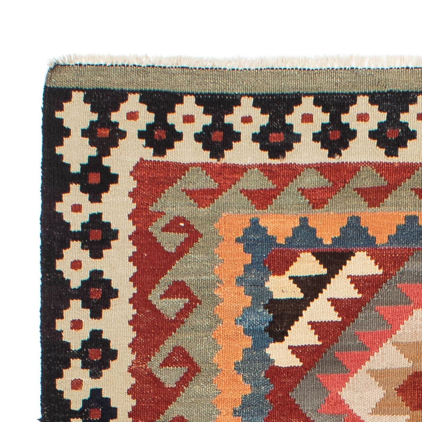 Kilim Maimana Tæppe 206x123cm - Uldtæppe