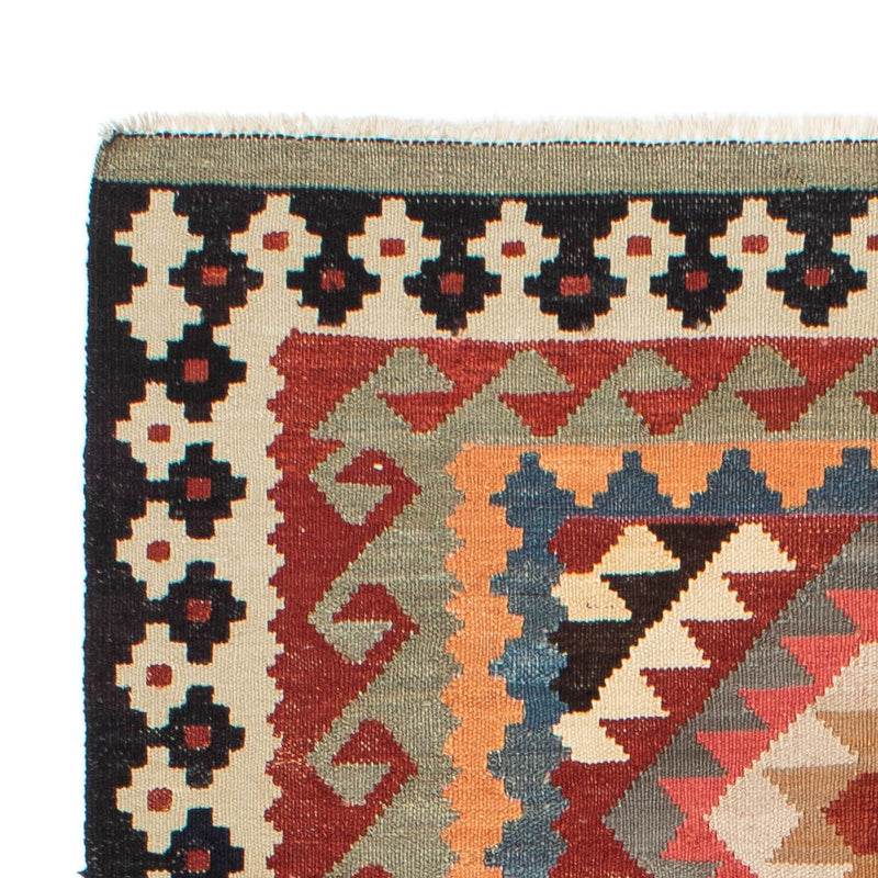 Kelim Carpet - Splash - 206 x 123 cm - flerfarvet