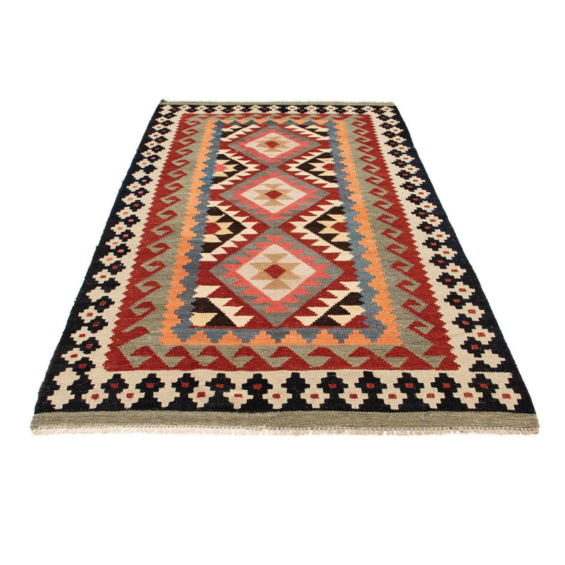 Kelim Carpet - Splash - 206 x 123 cm - flerfarvet