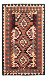 Kelim Carpet - Splash - 207 x 132 cm - flerfarvet