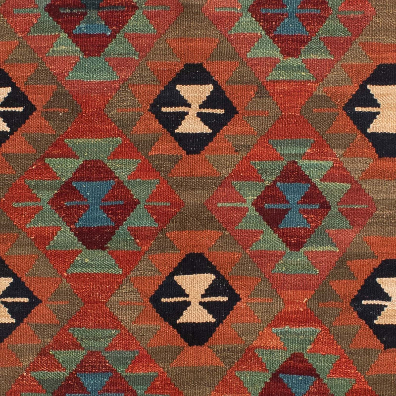 Kelim Carpet - Splash - 211 x 154 cm - flerfarvet