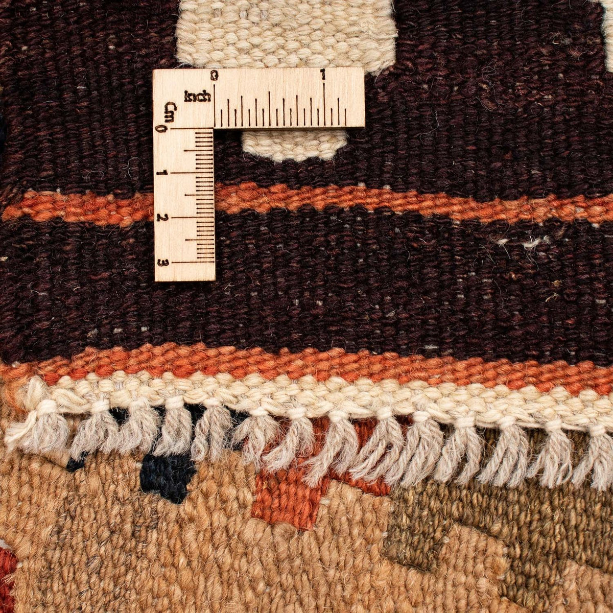 Kelim Carpet - Splash - 211 x 154 cm - flerfarvet