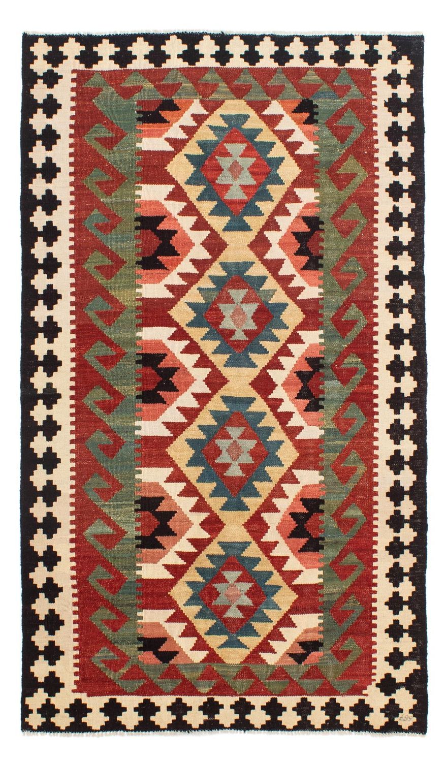 Løber Kelim Carpet - Splash - 224 x 129 cm - flerfarvet