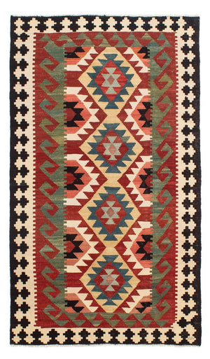 Løber Kelim Carpet - Splash - 224 x 129 cm - flerfarvet