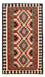 Løber Kelim Carpet - Splash - 224 x 129 cm - flerfarvet