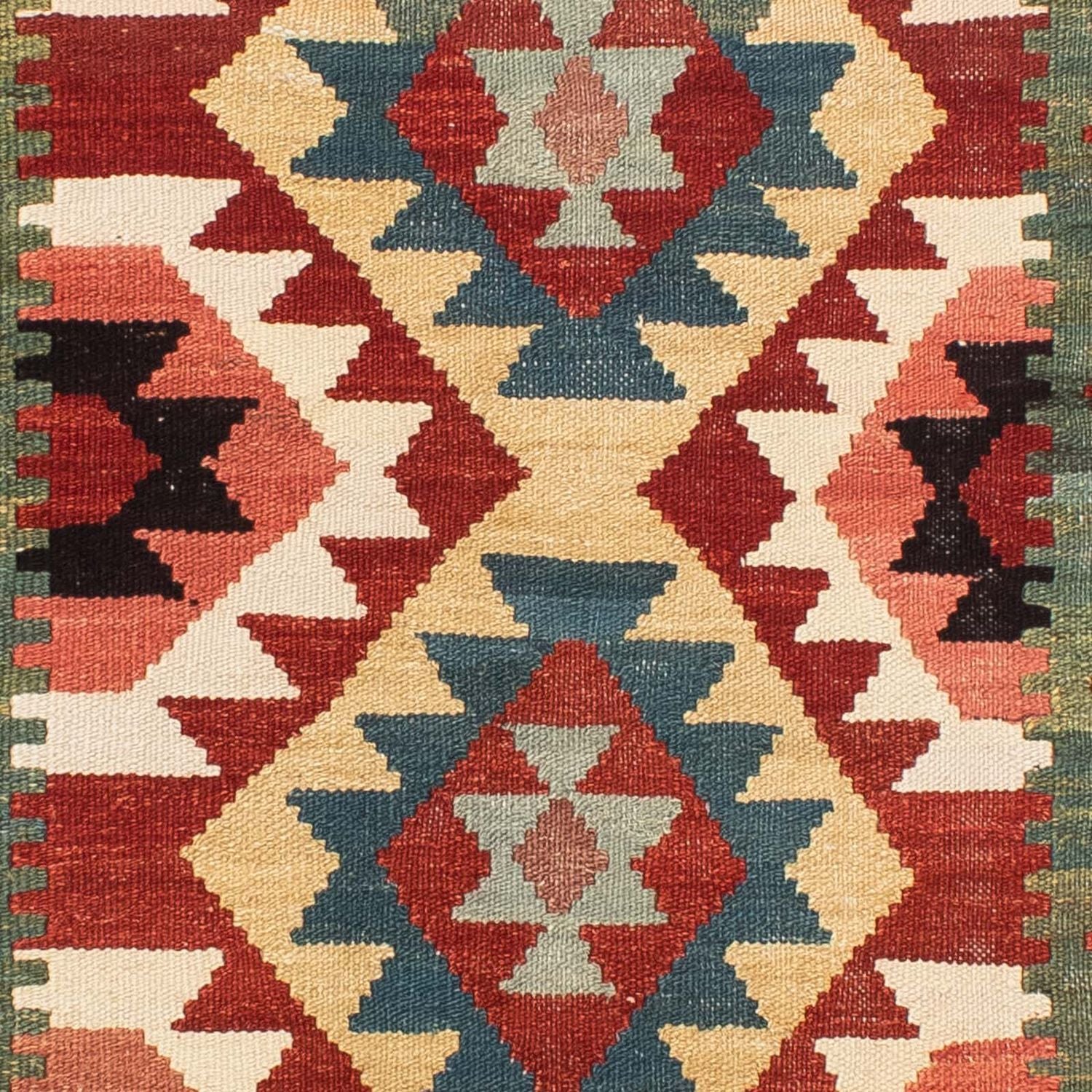 Løber Kelim Carpet - Splash - 224 x 129 cm - flerfarvet