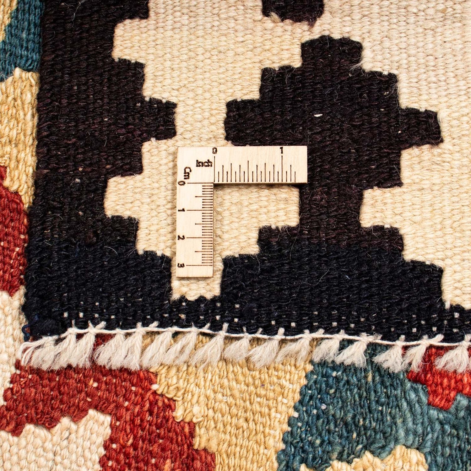 Løber Kelim Carpet - Splash - 224 x 129 cm - flerfarvet