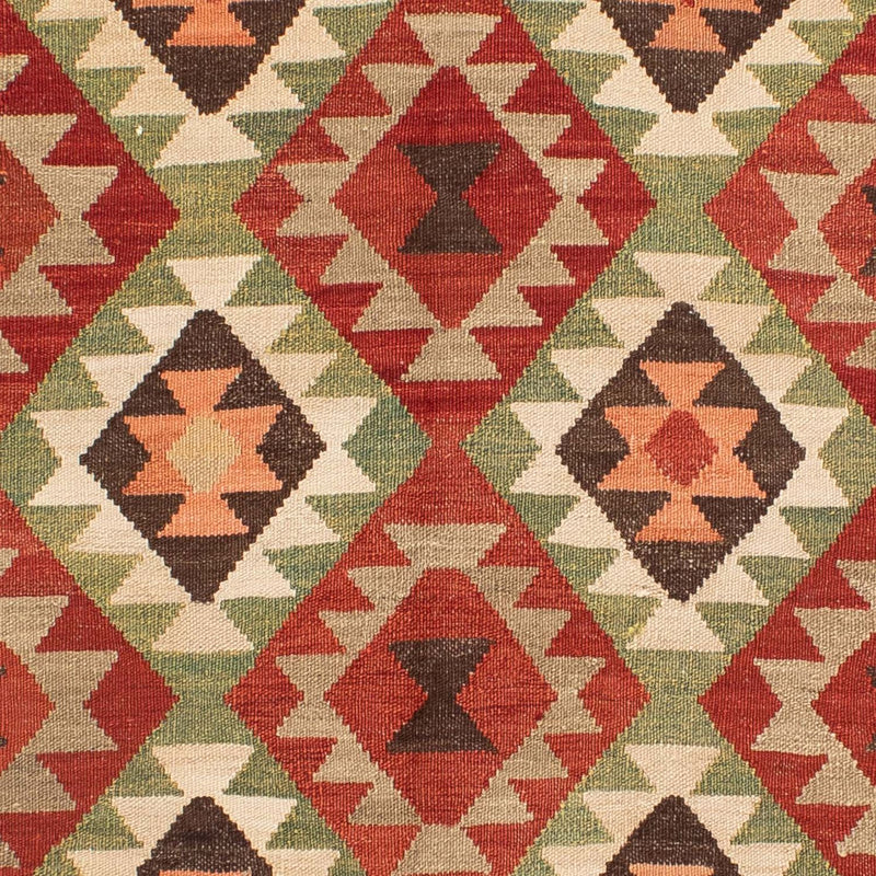 Kelim Carpet - Splash - 183 x 155 cm - flerfarvet