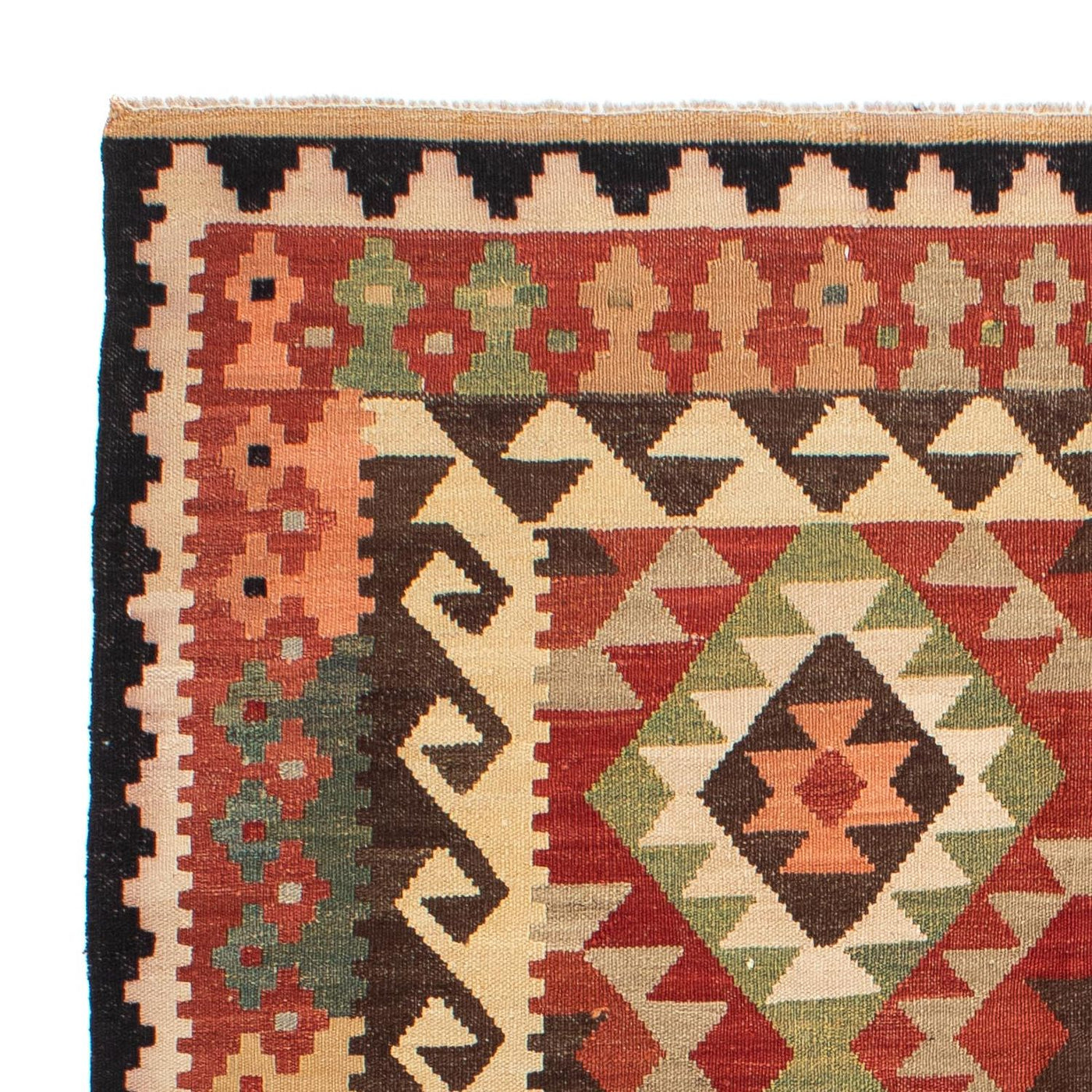 Kilim Maimana Tæppe 183x155cm - Uldtæppe