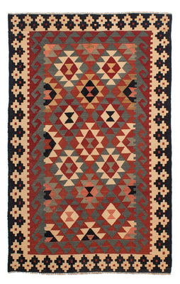 Kelim Carpet - Splash - 207 x 146 cm - flerfarvet