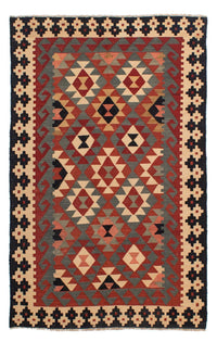 Kelim Carpet - Splash - 207 x 146 cm - flerfarvet