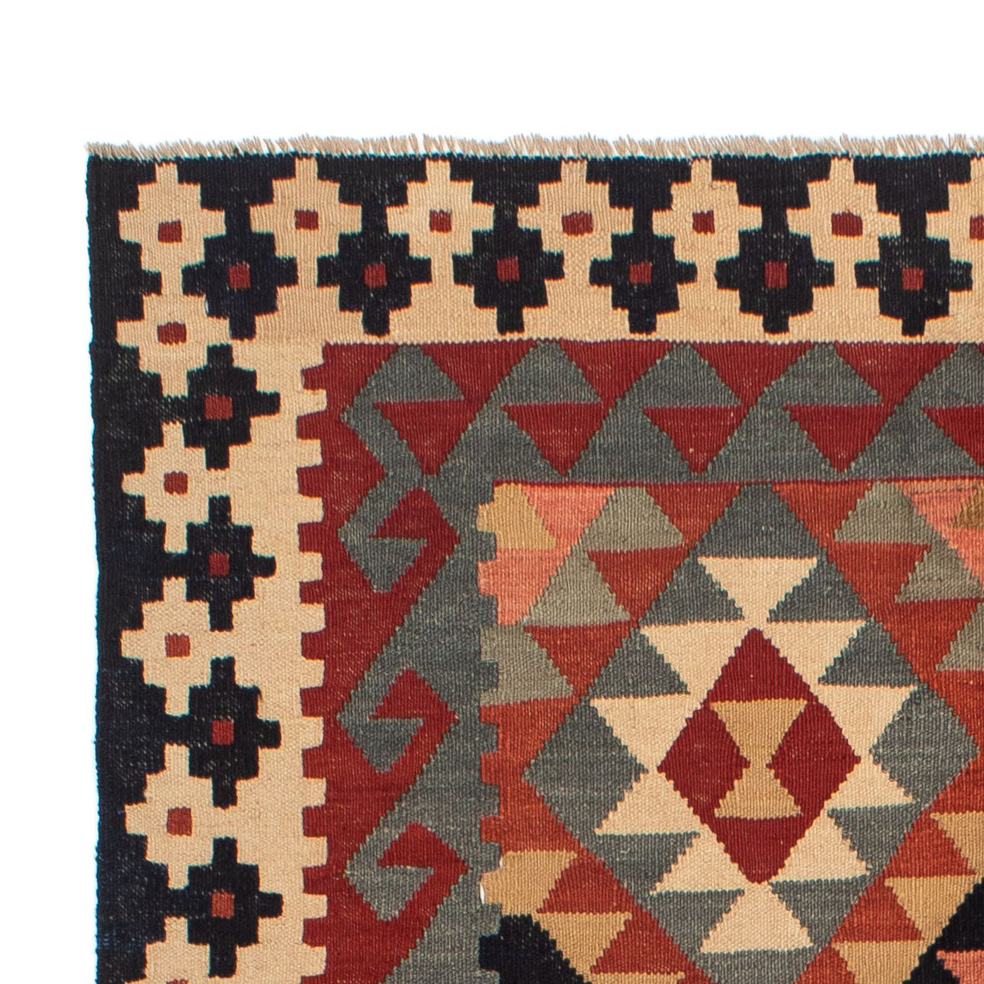 Kilim Maimana Tæppe 207x146cm - Uldtæppe