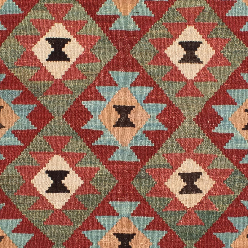 Kelim Carpet - Splash - 207 x 150 cm - flerfarvet
