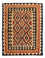 Kelim Carpet - Splash - 200 x 146 cm - flerfarvet